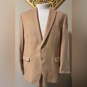Lauren Ralph Lauren Tan Men's Sport Coat Blazer 100% Camel Hair